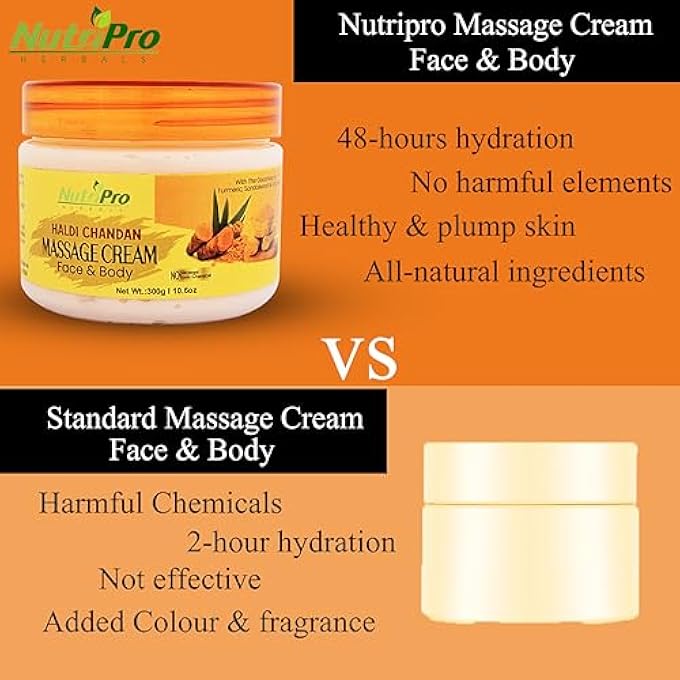 nutripro VITAMIN C FACIAL KIT 1200GM, BRIGHTENING, HYDRATING, ANTI-AGING SKINCARE SET WITH VITAMIN C SCRUB, MASSAGE CREAM, PACK, FACE GEL, REVITALIZE YOUR SKIN, SUITABLE FOR ALL SKIN TYPES 4-PIECE KIT - Image 4